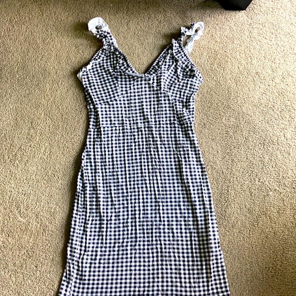 Checkered body con dress